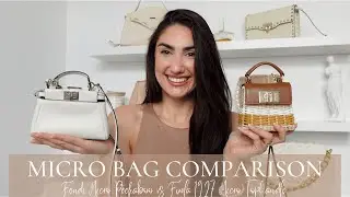 FENDI MICRO PEEKABOO VS FURLA 1927 MICRO TOP HANDLE | Mini Bag Comparison | Erin Cara