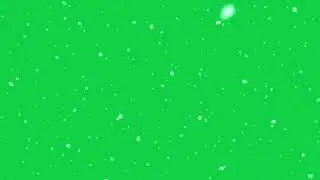 Snow Effect Overlay on Green Screen | 1 Hour Screensaver 4K
