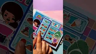 ❗Мини-книга с наклейками❗#diy #shortvideo #tocaboca #ideas #toca #quietbook #stickerbooks #sticke...