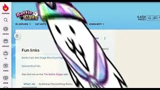 jumpscare on battle cats wiki