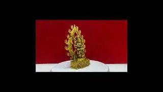 Kamakhya Devi Brass Statue - Divine Symbol of Power, Protection, and Spiritual Energy