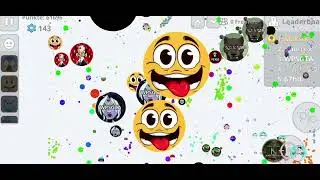 Agar.io Mobile Gameplay from December 25, 2025, with fabulous Smileys