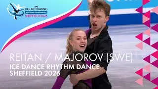 REITAN / MAJOROV (SWE) | Ice Dance Rhythm Dance | ISU Euro Champs | Sheffield 2026 | #FigureSkating