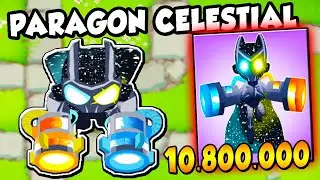 NOVO SUPER MACACO PARAGON CELESTIAL QUE DEVORA *TUDO* NO BLOONS TD 6 (10 MILHÕES)