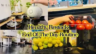 How I close My Day|| Stockimg Up Vegetables & Fruits For My Kitchen|| #vlog #viral #youtube 