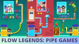Flow Legends: Pipe Games - Logic Brain Puzzle Game