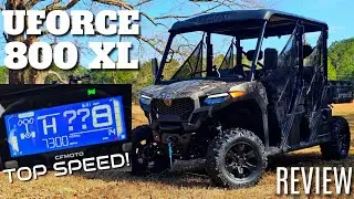 2025 Cfmoto Uforce 800 XL Top Speed & Review!