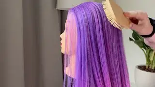 My first ASMR video - Hairplay & Hair Brushing | No talking
