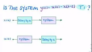 Example: Is this system time-invariant?