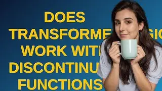 Mathematica: Does TransformedRegion work with discontinuous functions?