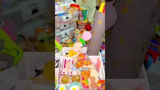 🫶😍ВСЯ МОЯ ЕДА И АКСЕССУАРЫ ИЗ КОМПЛЕКСА HUNTRIX 🍕🍔 💜🧡💚РУМИ, ЗОИ И МИРА #kpopdemonhunters #diy