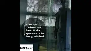 Elevator working with Solar Energy and EMF Motor Green Motion System