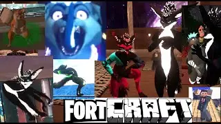 Забавные моменты с участием фурри в VRChat #5: Fortcraft!!!