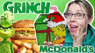 GRINCH w McDonald's ! TESTUJE ZIELONY ZESTAW #happymeal #grinch #mcdonalds
