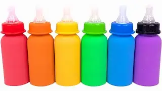 Satisfying Video DIY How To Make Rainbow Milkbottles & Slime Cutting Lollipop Candy ASMR 💕🌟