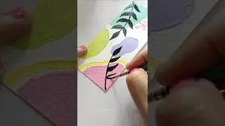 Easy boho bookmark painting 🖌️ | #painting #canvaspainting #art #boho #trending #viral #shorts