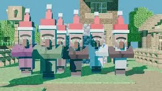 Villager's Christmas carols Minecraft Animation
