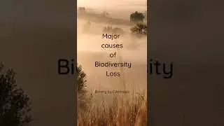 #shorts Major causes of biodiversity loss | Habitat loss, Pollution, Climate change #botany