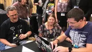 Jeff Gehlbach live editing at CSICon
