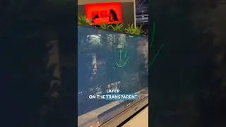 Transparent Touch Screen TVs #tech #ces2025 #tv #cooltech