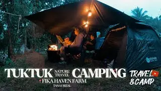 Fika haven farm sto ninio tanay rizal tuktuk camping bajaj maxima z brown trekker tarp Keephike tent