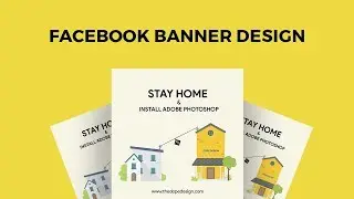 Facebook Banner Design  Photoshop Tutorial
