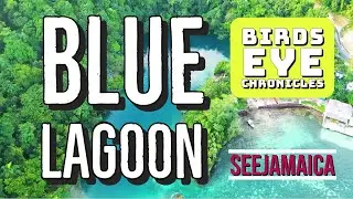 Blue Lagoon Portland Jamaica  Aerial View