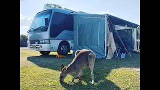 North Coast Video - Toyota Coaster Travel -Slow Nomads in Yamba, Lake Arragan, Brooms Head, Red Rock
