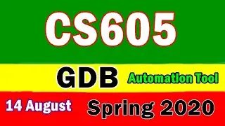 Cs605 Gdb Solution Spring 2020 | Cs605 Gdbs Solution | Automation Tool for Software Testing
