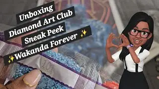 Unboxing Diamond Art Club Sneak Peek ✨️ Wakanda Forever ✨️