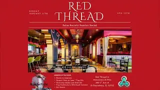 Red Thread Salsa Society Sunday Social is THIS Sunday in Downtown St Pete!