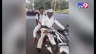 Vadodara Police drive students to school as vans, autos go on strike over RTO crackdown