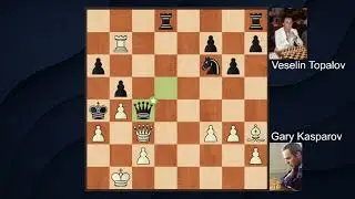 Gary Kasparov  vs  Veselin Topalov. Wijk aan Zee, 1999.