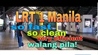 LRT 1 Manila(Light Rail Transit)Riding from Gil Puyat to Tayuman Station At Night Time Latest update