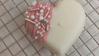 Пирожное сердце на 14 февраля🔸Cake Hearts Tutorial