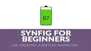 Synfig for beginners: 108 - Creating a battery animation