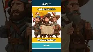 🇬🇧🇩🇪 colonization - Kolonisation : learn English : Lernen wir Englisch : vocabulary builder