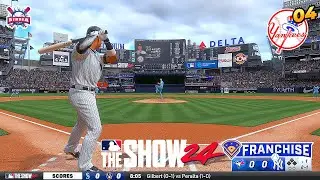 MLB The Show 24 New York Yankees vs Toronto Blue Jays | Franchise Mode #4 | Gameplay PS5 HD