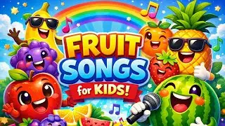 🍎 Fruits Song for Kids | Learn Fruits Names with Fun Rhymes | Kids Learning | #kids #fruitsrhyme 