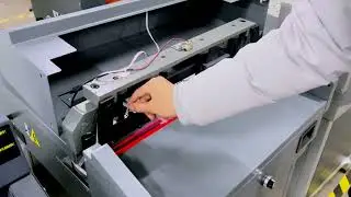 Tutorial how to commission paper cutting machine