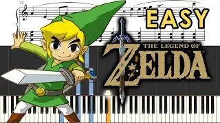 The Legend of Zelda Main Theme | EASY TUTORIAL + SHEETS