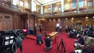 Jacinda Ardern and Winston Peters Sign Coalition Agreement