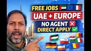 Free Jobs|UAE|Europe|Direct Employer E mail|links|Get Job| NO AGENT|NO MONEY #rells #viralreel