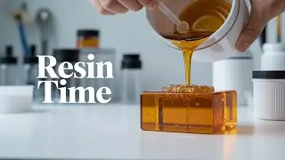 Mixing the resin and filling it into the mold