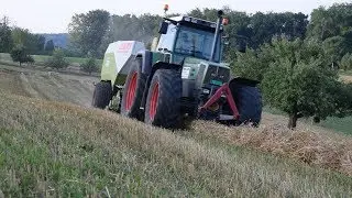 BIG MAMA beim Pressen | Fendt Favorit 822 mit Claas Quadrant