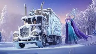 Elsa&rsquo;s Ice Pattern March Truck 2 ❄️👣 | Fun Kids Song & Rhythm Activity