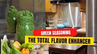 The Prefect Green Seasoning Recipe | Caribbean Green Seasoning | Roshelle's Test Kitchen