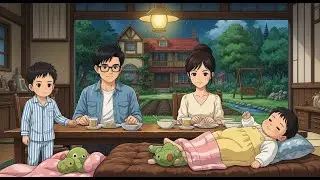 Sharing a Simple Dinner After a Long Day  Home Is Everything | Ghibli Style Video