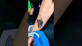 angel tattoo #angel #butterfly #inkdedicationtattoos #tattoodesigns
