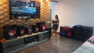 SOM LG XMETAL CM 9530 VS XBOOM CM 9950, INCRÍVEL E SURPREENDENTE! #som #mini #lg 